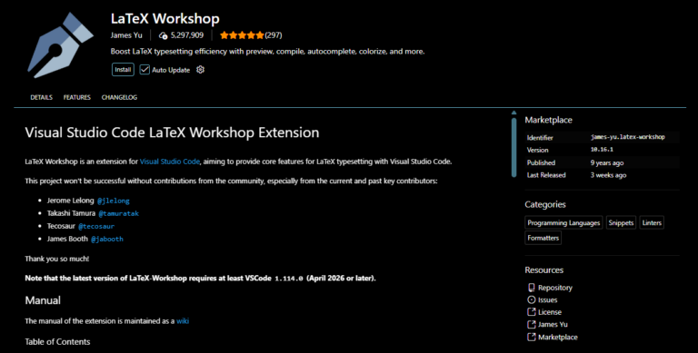 Mit Visual Studio Code wissenschaftliche Texte schreiben: LaTeX Plugin ...